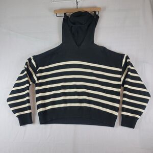 Truth by Republic Hooded Striped Sweater, Size Women's Large